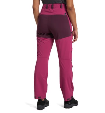 Mid Relaxed Pant Women Deep Pink/Aubergine