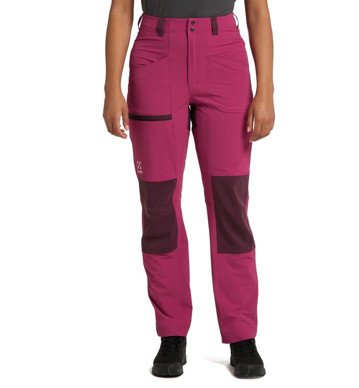 Mid Relaxed Pant Women Deep Pink/Aubergine