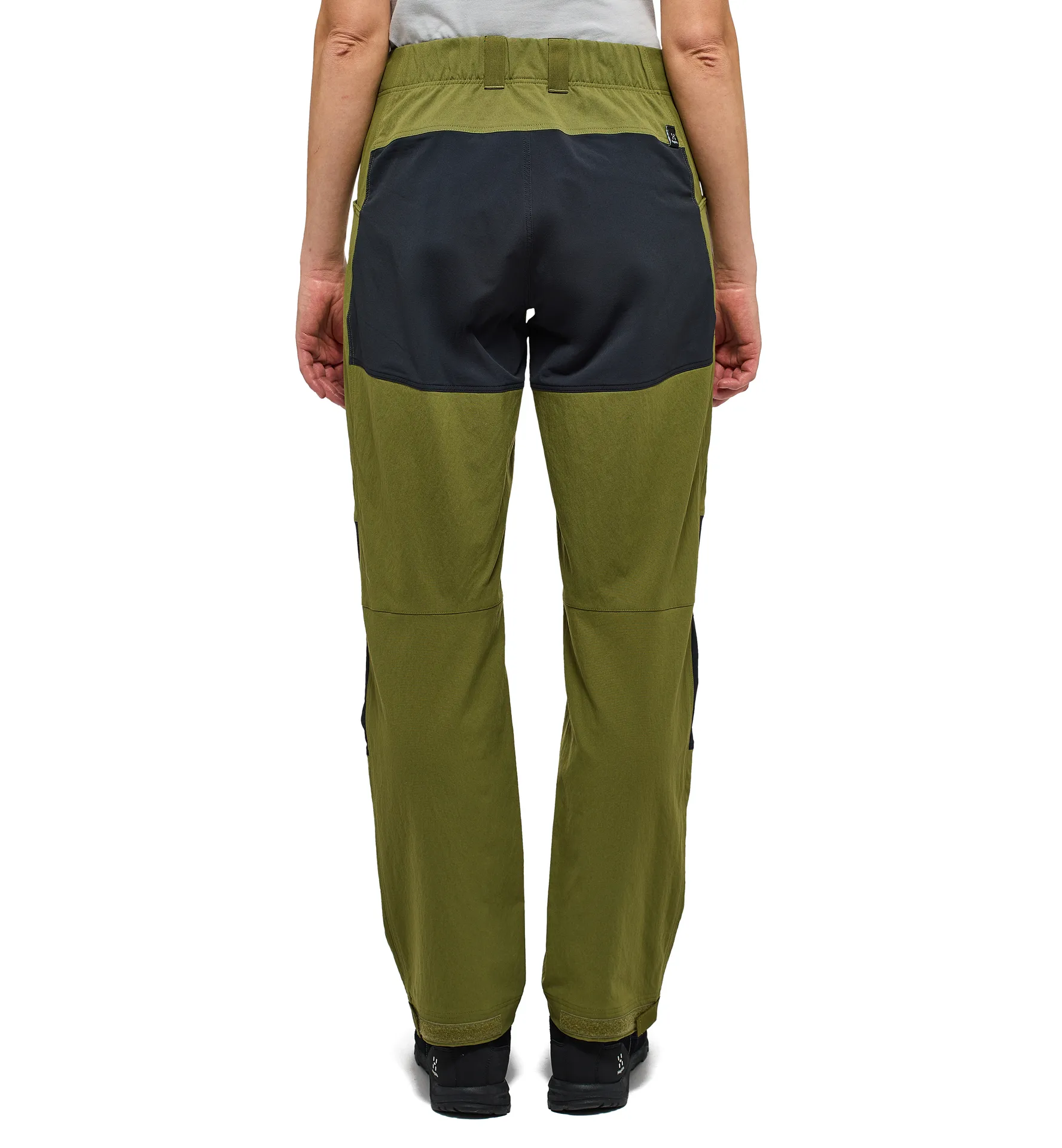 Mid Relaxed Pant Women Olive Green/True Black