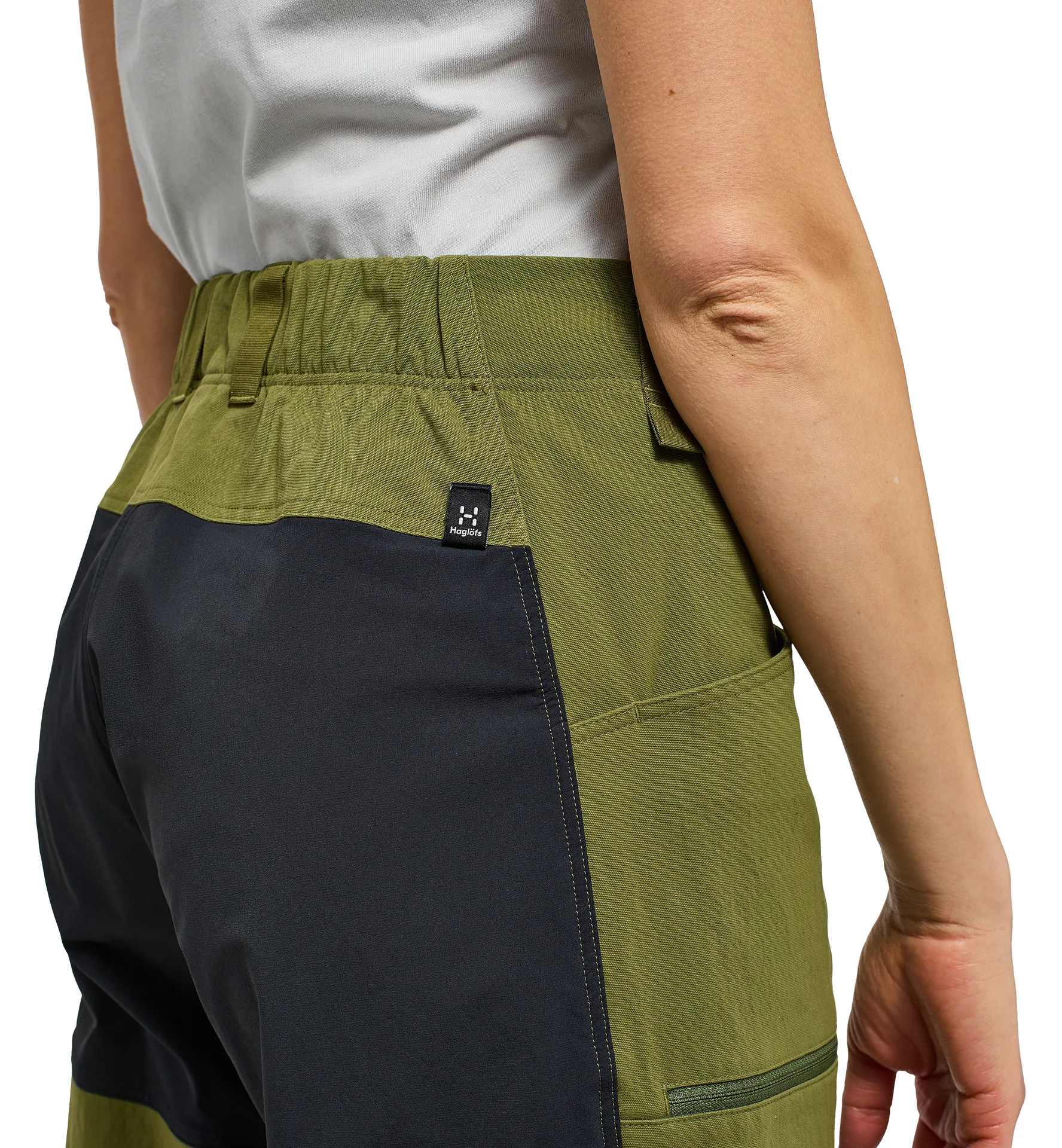 Mid Relaxed Pant Women Olive Green/True Black
