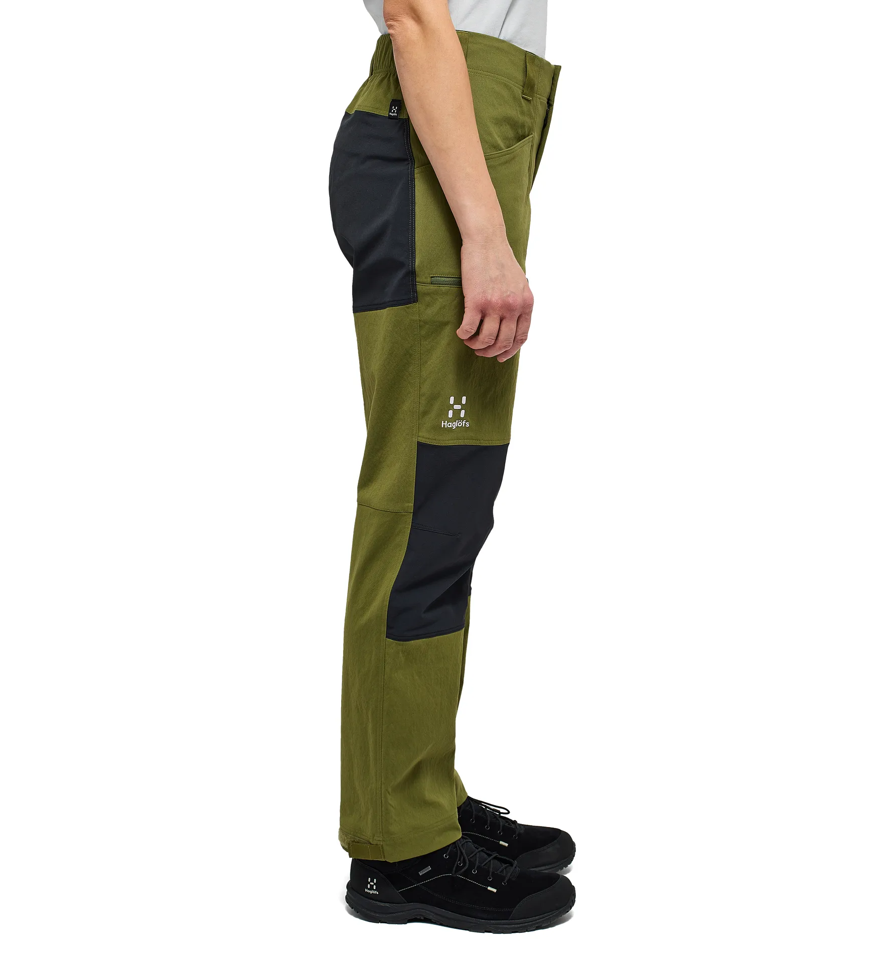 Mid Relaxed Pant Women Olive Green/True Black