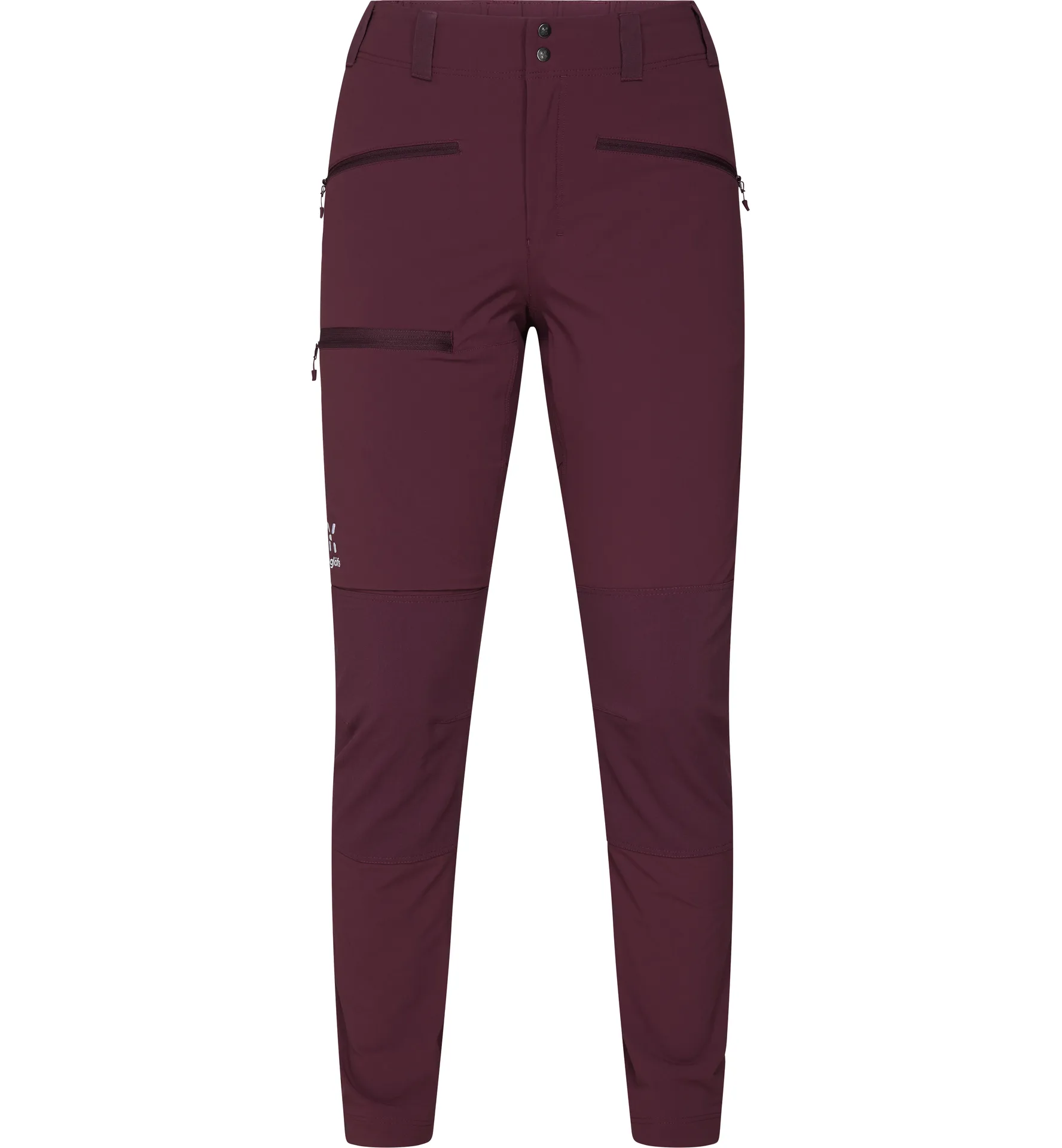 Mid Slim Pant Women Aubergine