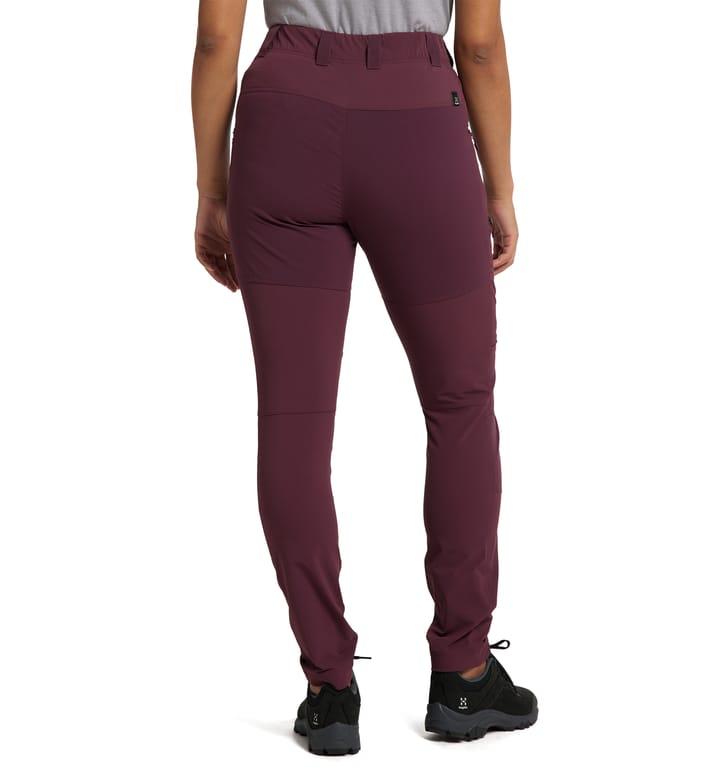 Mid Slim Pant Women Aubergine