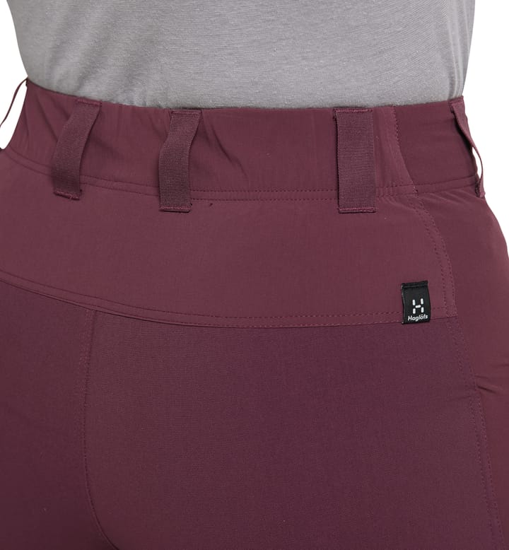 Mid Slim Pant Women Aubergine