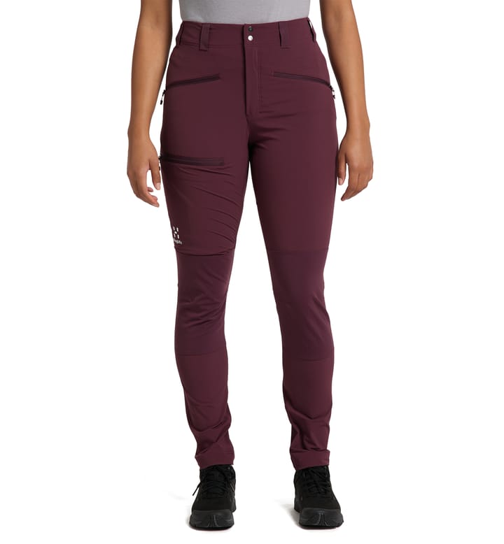 Mid Slim Pant Women Aubergine