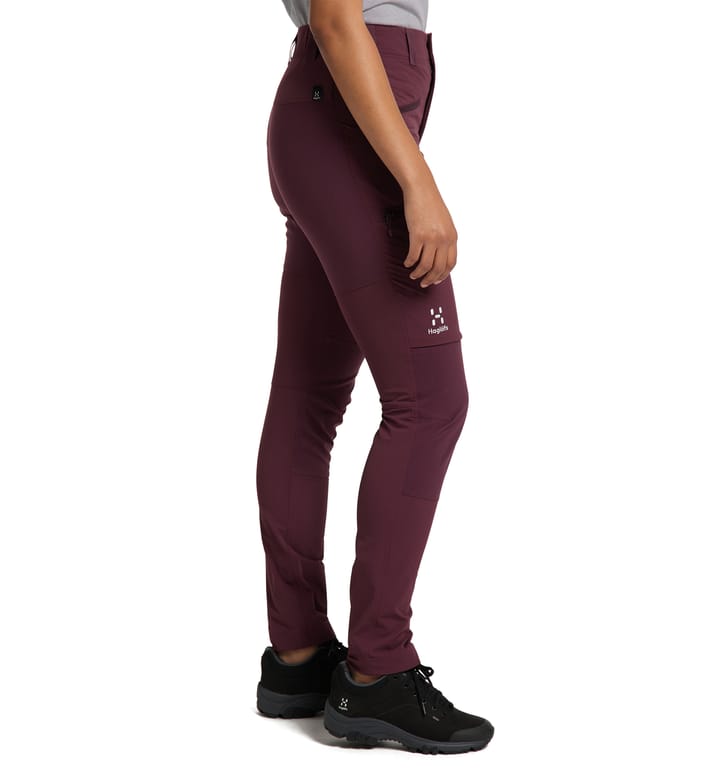 Mid Slim Pant Women Aubergine