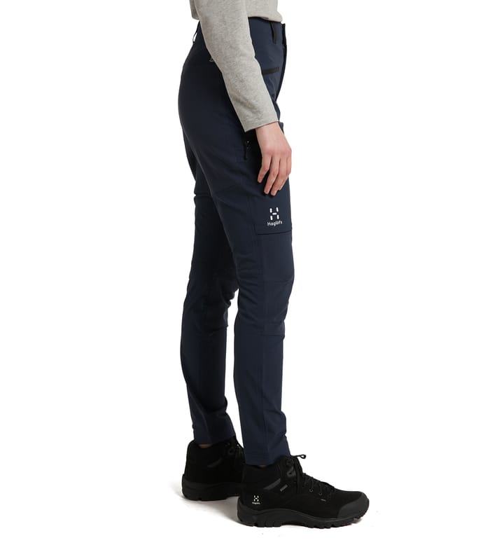 Mid Slim Pant Women Tarn blue/True black