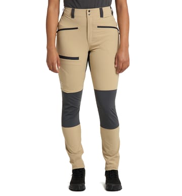 Mid Slim Pant Women Sand/Magnetite