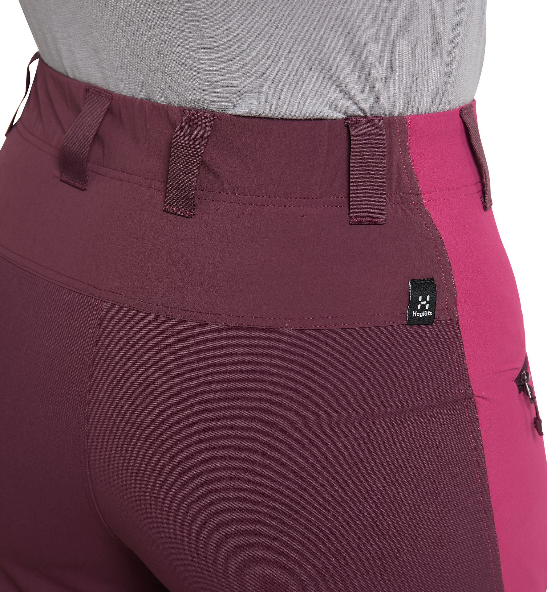 Mid Slim Pant Women Deep Pink/Aubergine