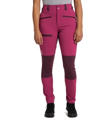 Mid Slim Pant Women Deep Pink/Aubergine