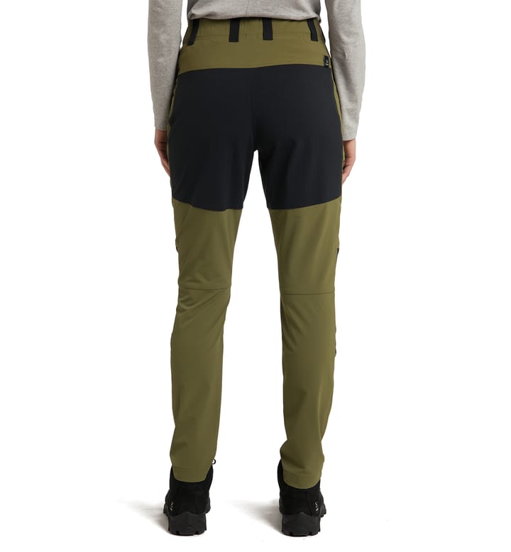 Mid Slim Pant Women Olive Green/True Black