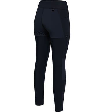 Luna Tights Women Tarn Blue