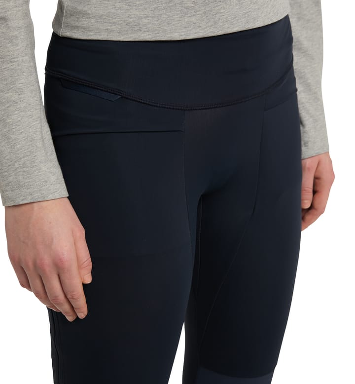 Luna Tights Women Tarn Blue