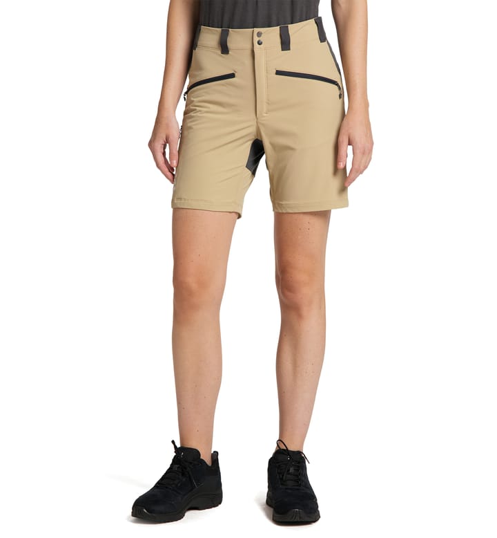 Mid Standard Shorts Women Sand/Magnetite