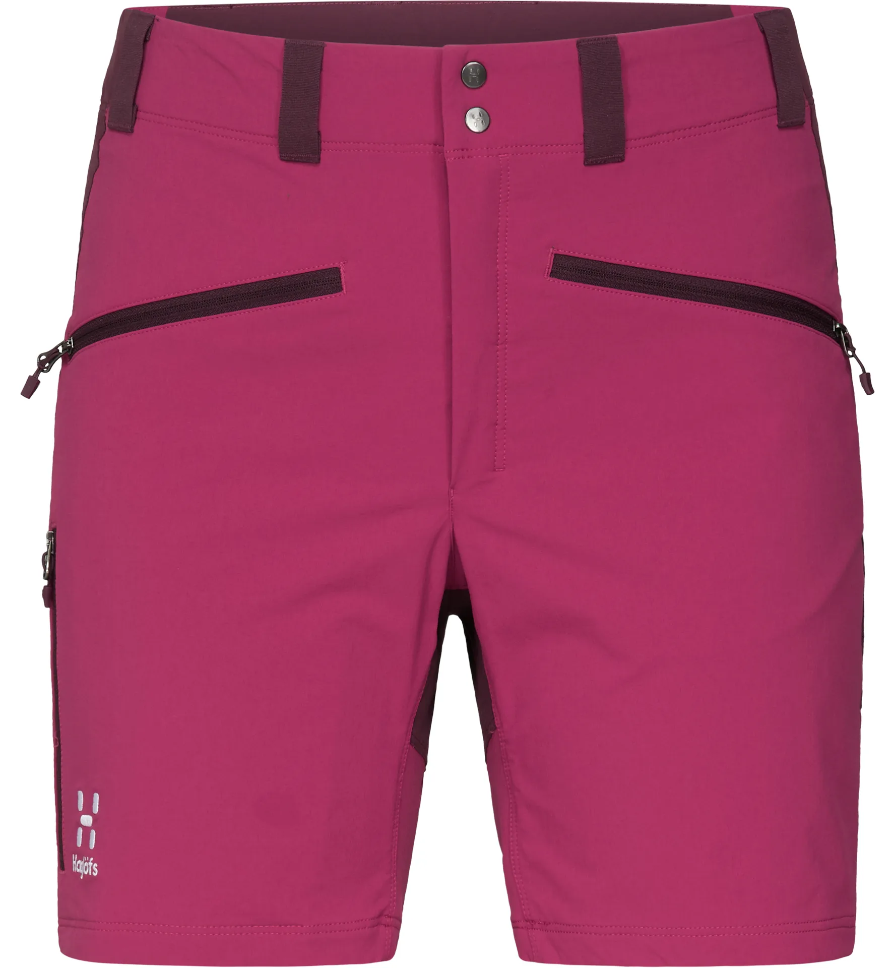 Mid Standard Shorts Women Deep Pink/Aubergine