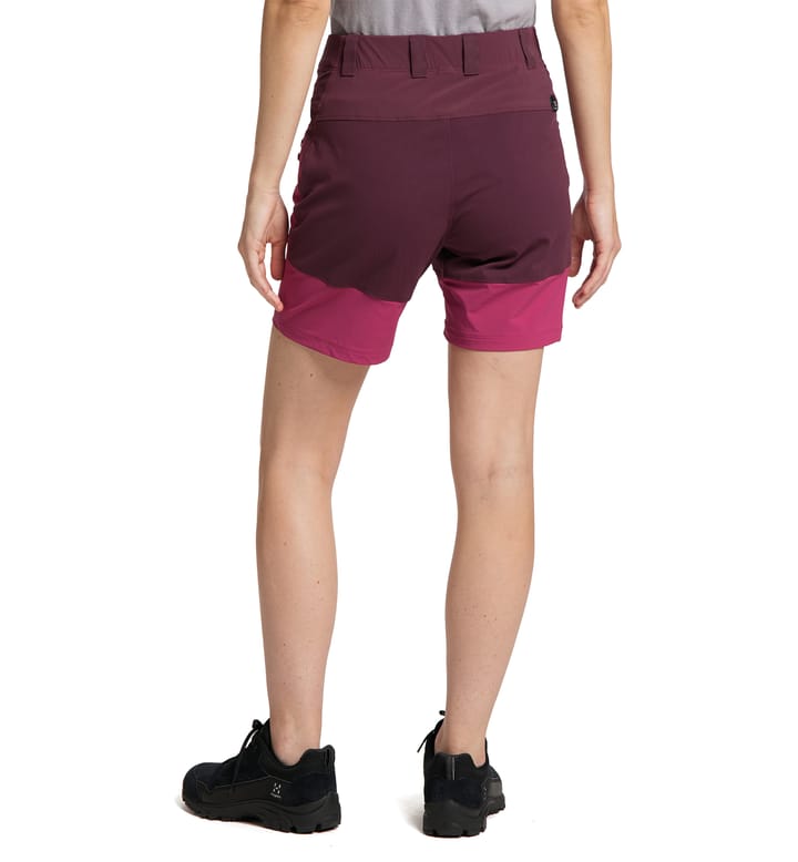 Mid Standard Shorts Women Deep Pink/Aubergine