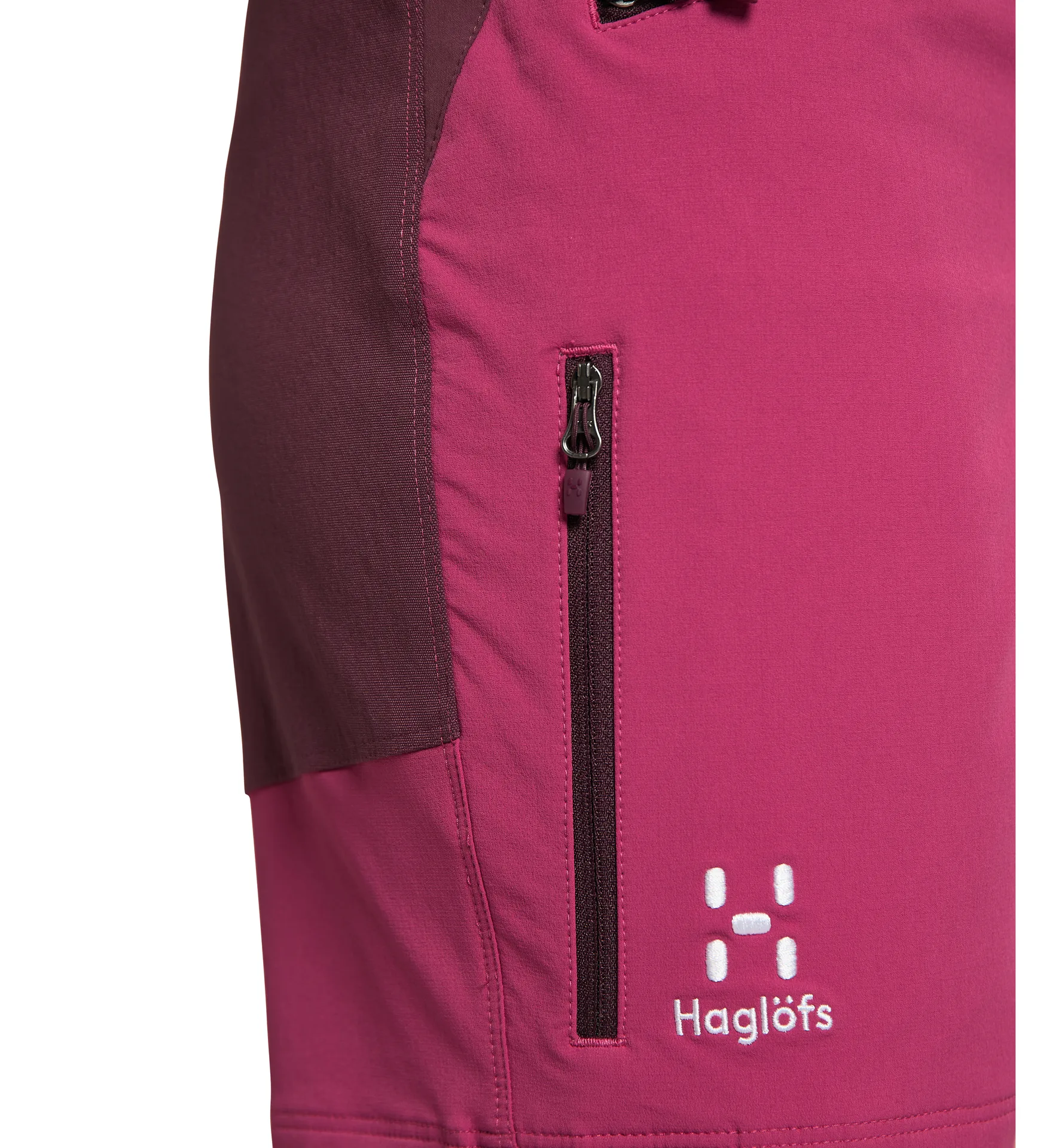Mid Standard Shorts Women Deep Pink/Aubergine
