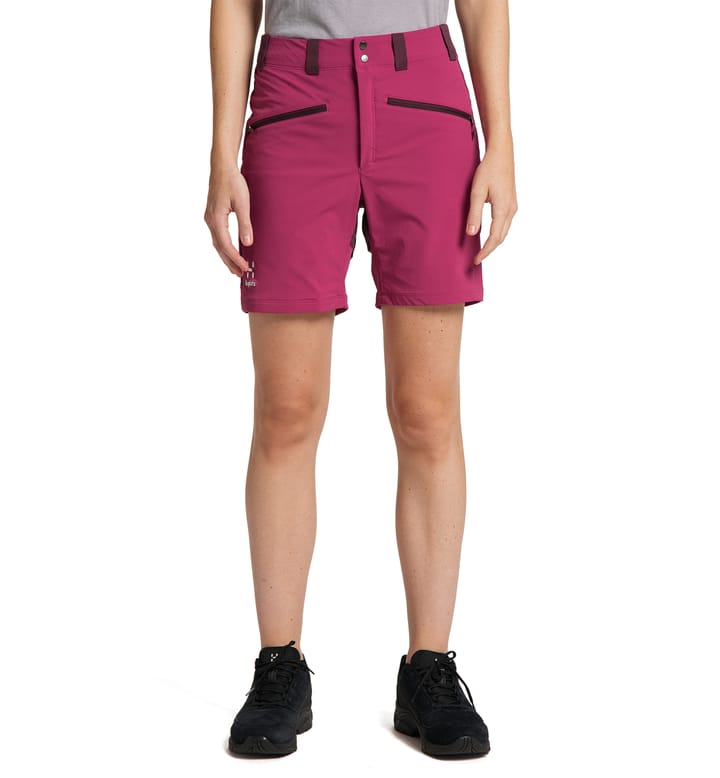 Mid Standard Shorts Women Deep Pink/Aubergine