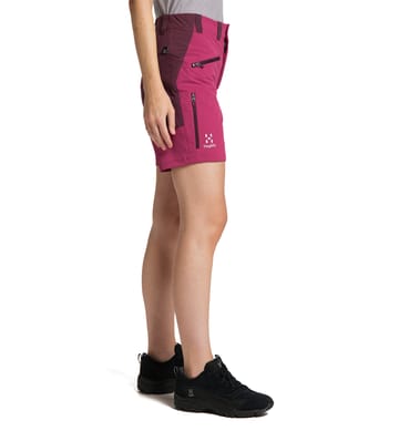Mid Standard Shorts Women Deep Pink/Aubergine