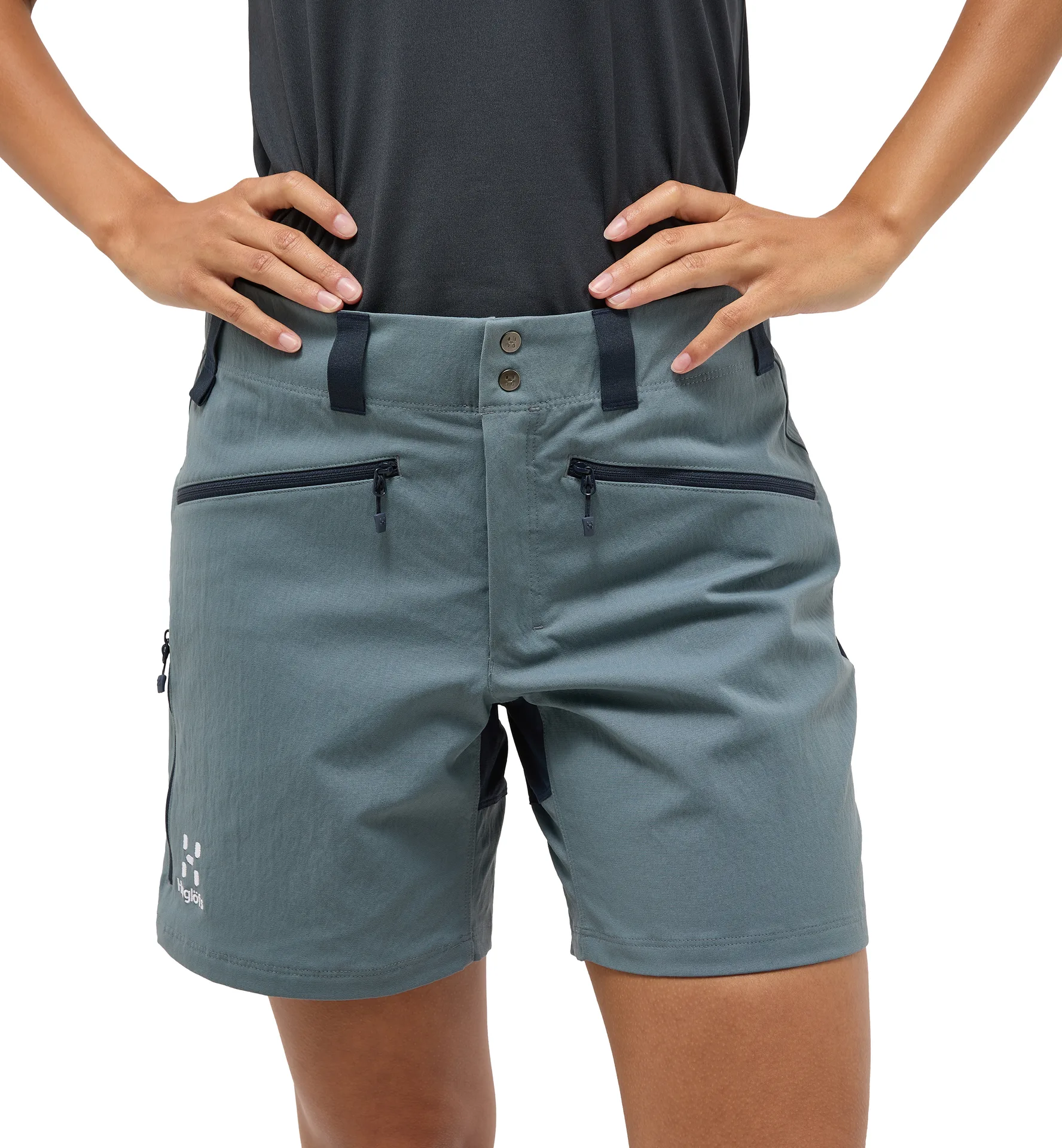 Mid Standard Shorts Women Steel Blue/Tarn Blue