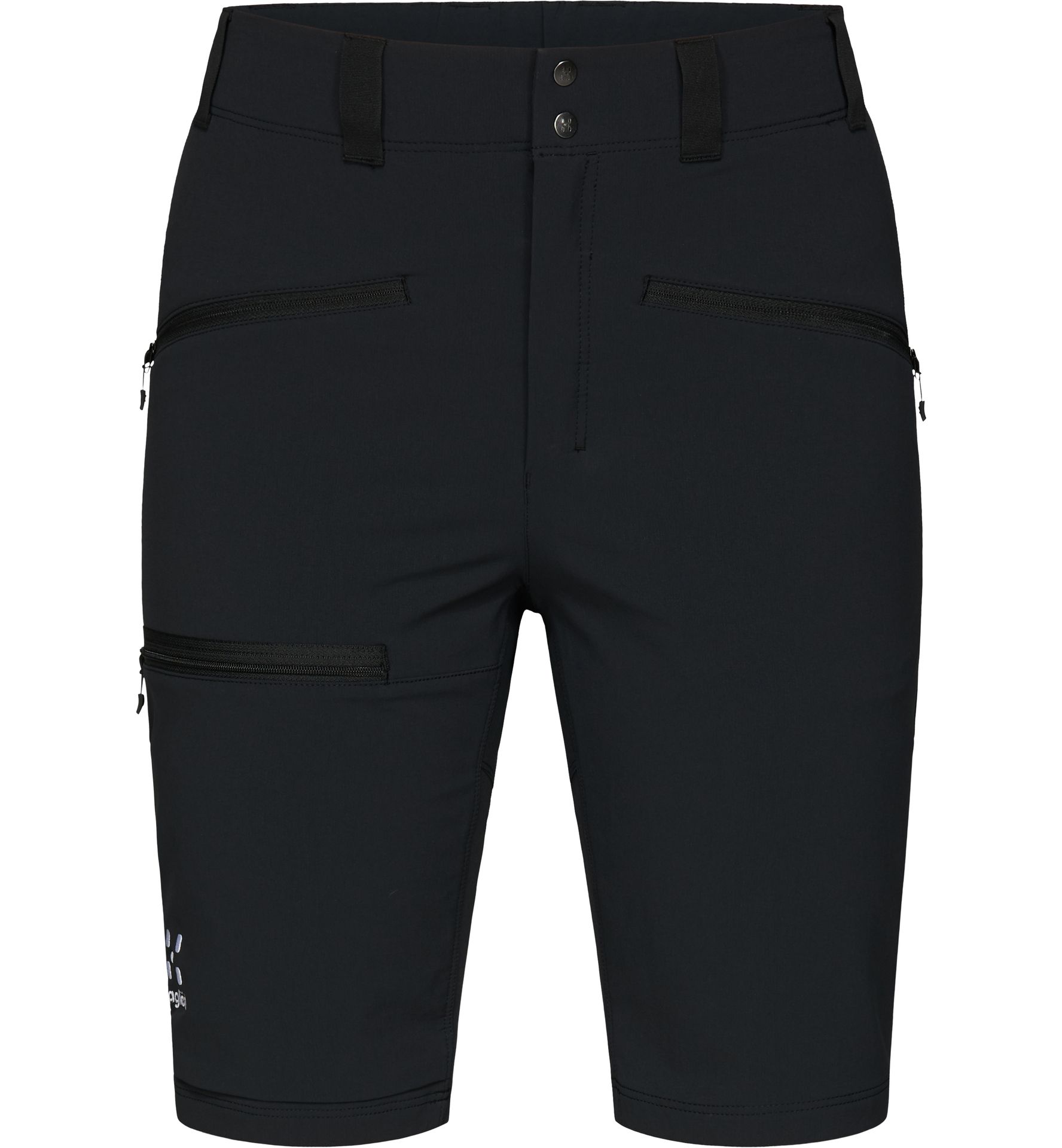 Mid Slim Shorts Women True Black