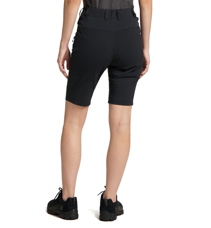 Mid Slim Shorts Women True Black