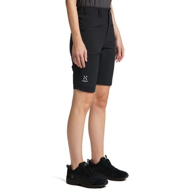 Mid Slim Shorts Women True Black