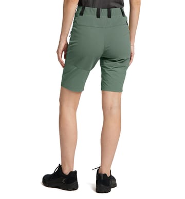 Mid Slim Shorts Women Fjell green/True Black