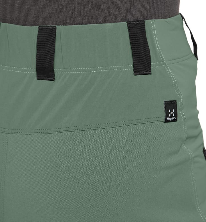 Mid Slim Shorts Women Fjell green/True Black