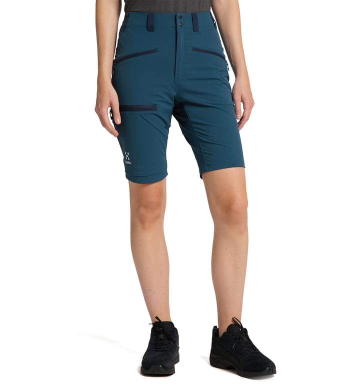 Mid Slim Shorts Women Dark Ocean/Tarn Blue