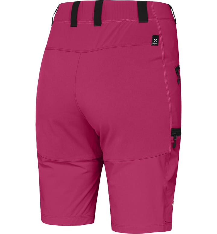 Mid Slim Shorts Women Deep Pink/Aubergine