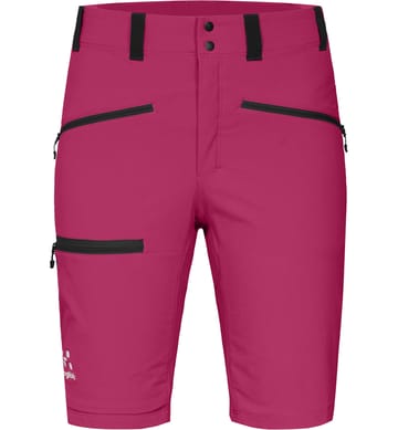 Mid Slim Shorts Women Deep Pink/Aubergine