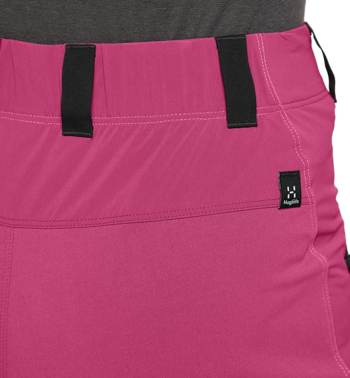 Mid Slim Shorts Women Deep Pink/Aubergine