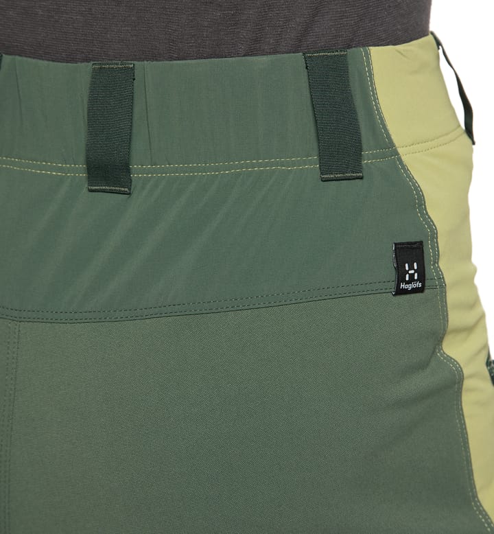 Mid Slim Shorts Women Thyme Green/Fjell Green