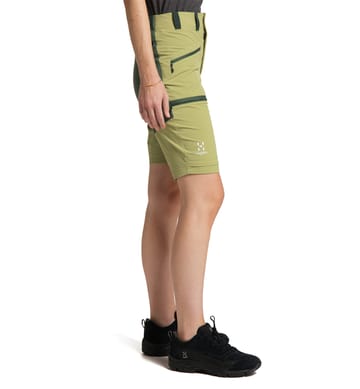 Mid Slim Shorts Women Thyme Green/Fjell Green