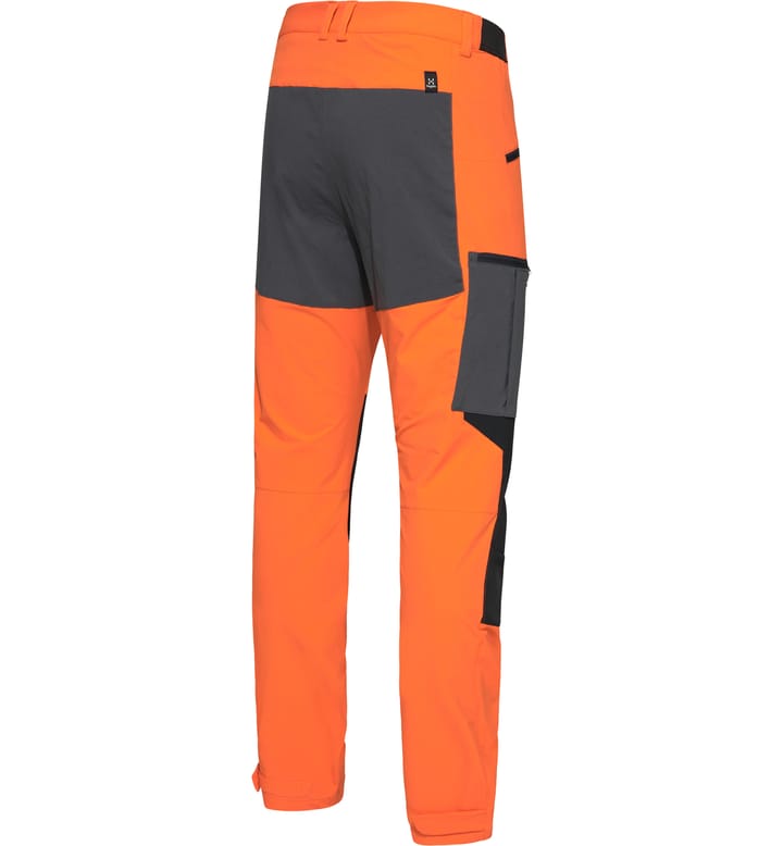 Rugged Slim Pant Men Flame Orange/True Black