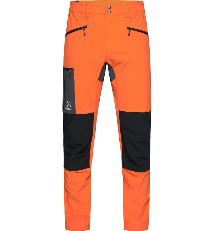 Rugged Slim Pant Men Flame Orange/True Black