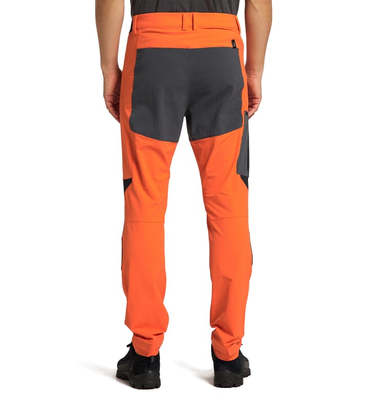 Rugged Slim Pant Men Flame Orange/True Black