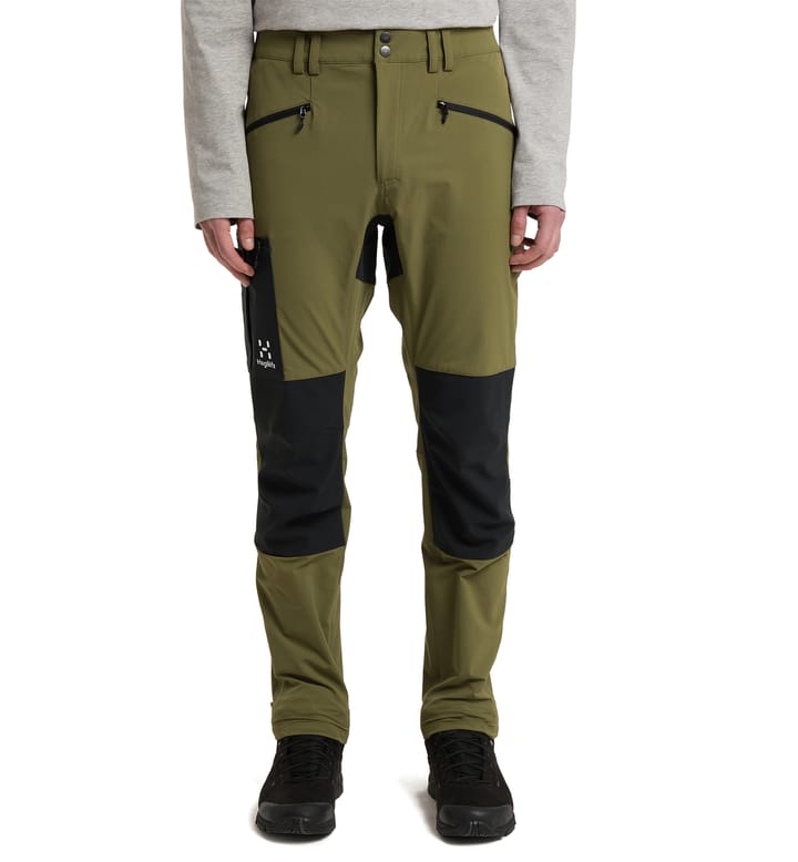 Rugged Slim Pant Men Olive Green/True Black