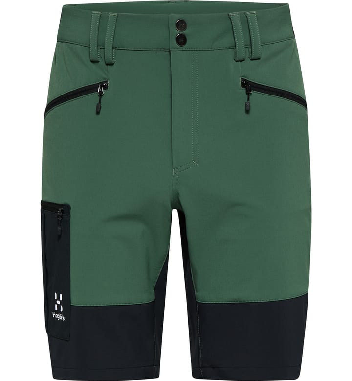 Rugged Slim Shorts Men Fjell Green/True Black