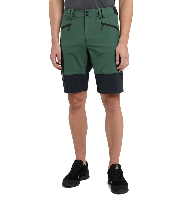 Rugged Slim Shorts Men Fjell Green/True Black