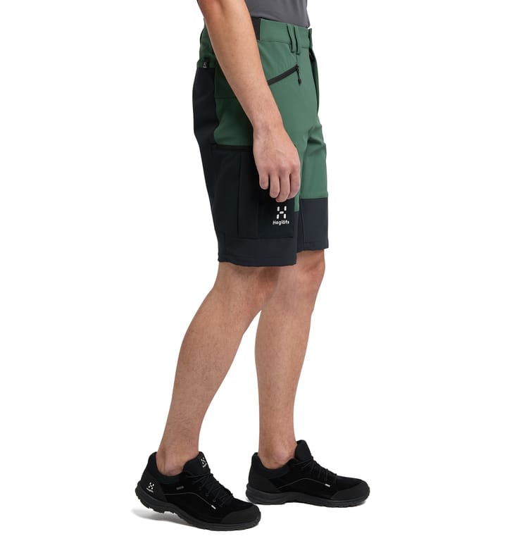 Rugged Slim Shorts Men Fjell Green/True Black