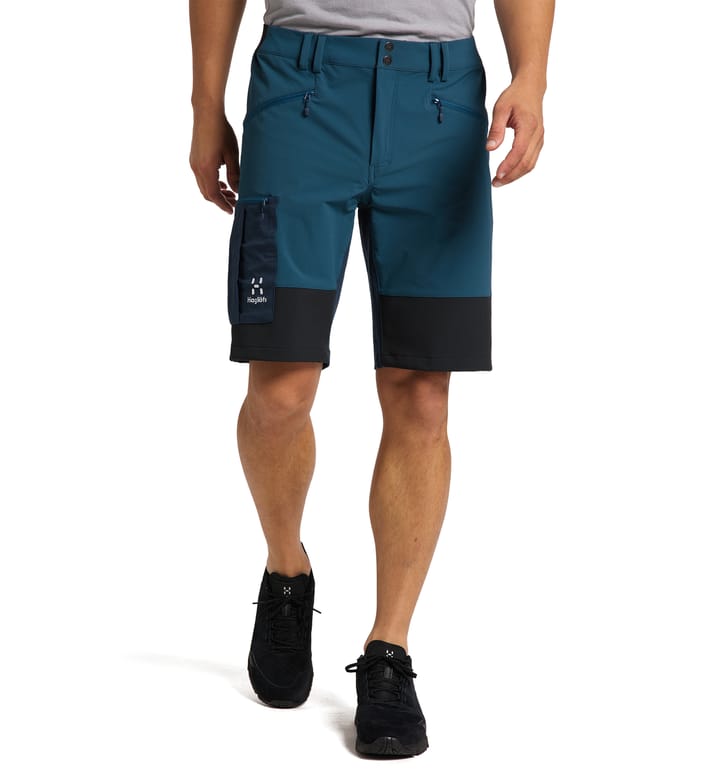 Rugged Slim Shorts Men Dark Ocean/True Black