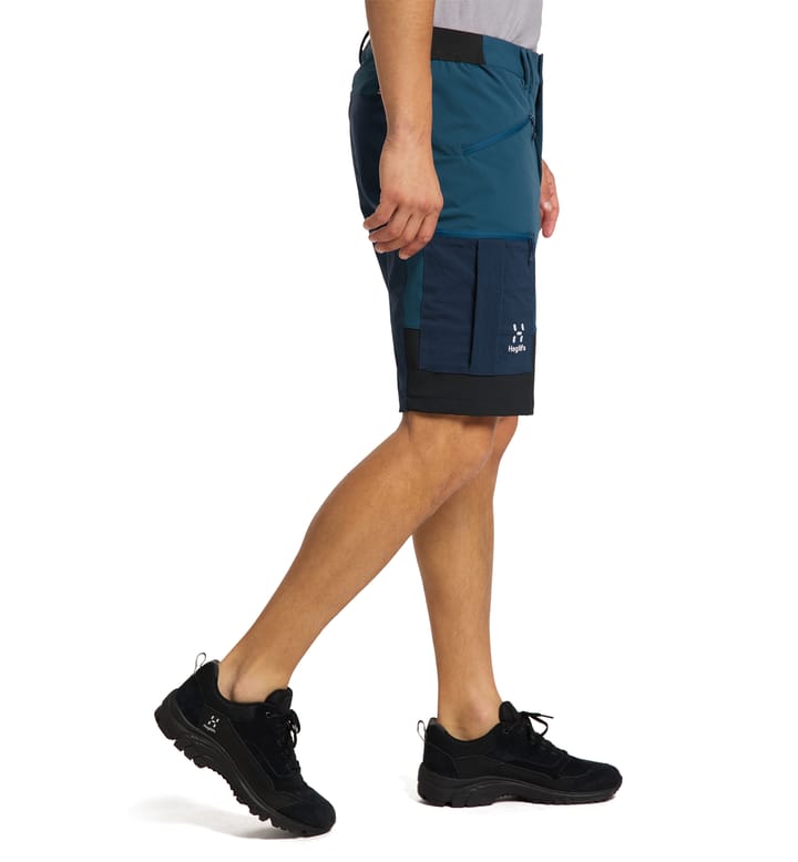 Rugged Slim Shorts Men Dark Ocean/True Black