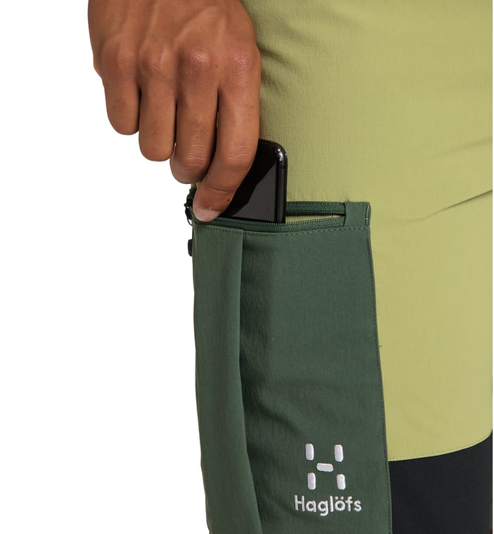 Rugged Slim Shorts Men Thyme Green/True Black