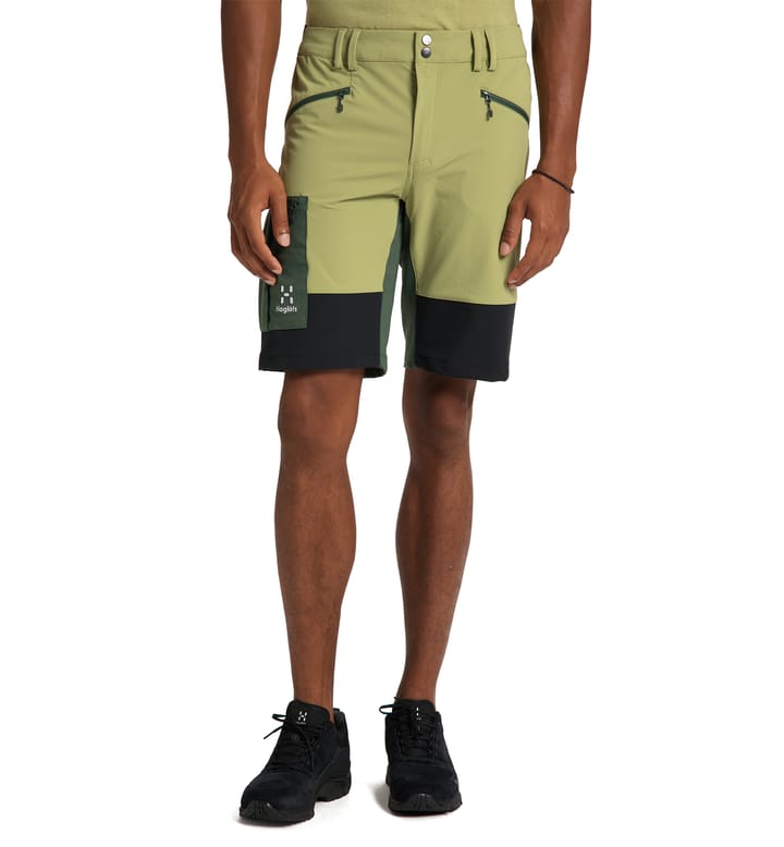 Rugged Slim Shorts Men Thyme Green/True Black