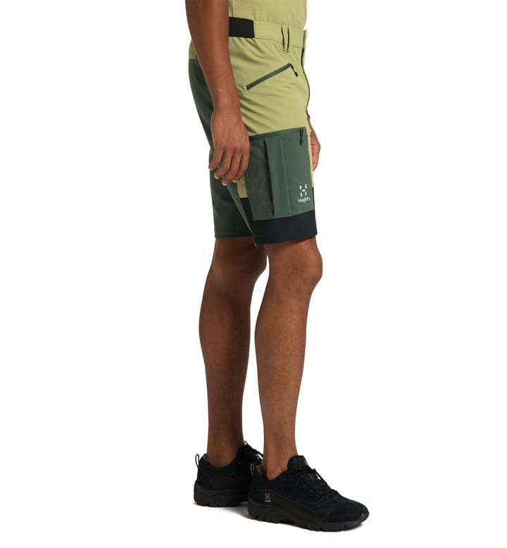 Rugged Slim Shorts Men Thyme Green/True Black