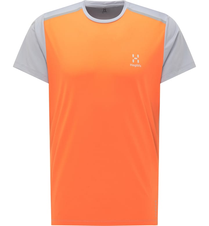 L.I.M Tech Tee Men Flame Orange/Concrete