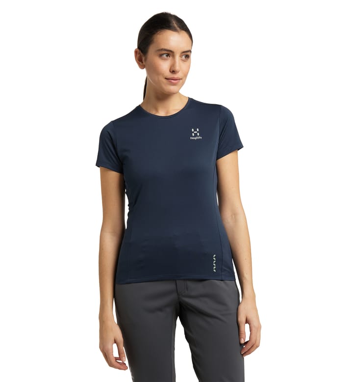 L.I.M Tech Tee Women Tarn Blue