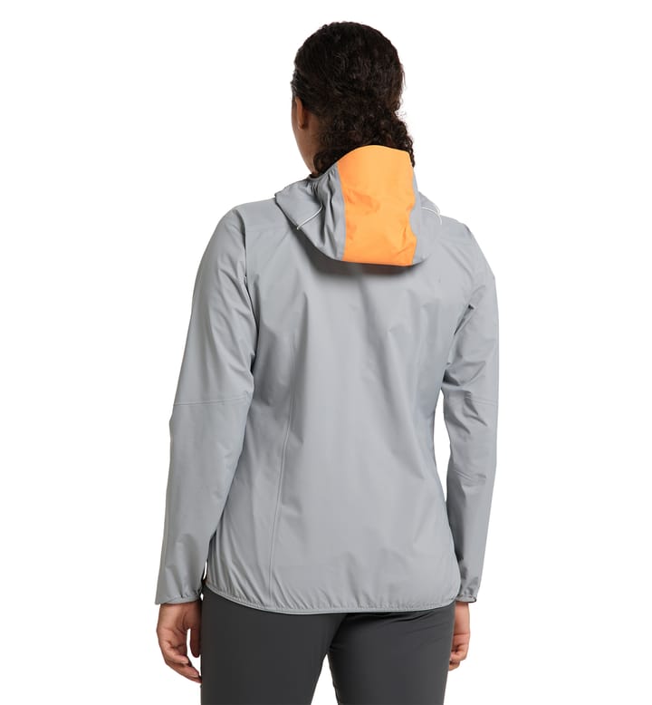 L.I.M GTX Active Jacket Women Concrete/Soft Orange